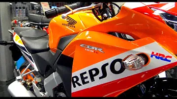 HONDA CBR 125 R Repsol Look (VIDEO 4K)