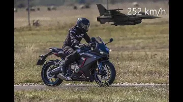 Honda CBR 650R 2020 TOP SPEED TEST- 252 km/h !!! (second 51)