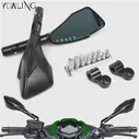 Универсальное Боковое Зеркало заднего вида Мотоцикла ДЛЯ Honda CBR 600 F2 F3 F4 F4i CBR600RR CB1000R Hornet CB600F CB919 CB900 CB1300