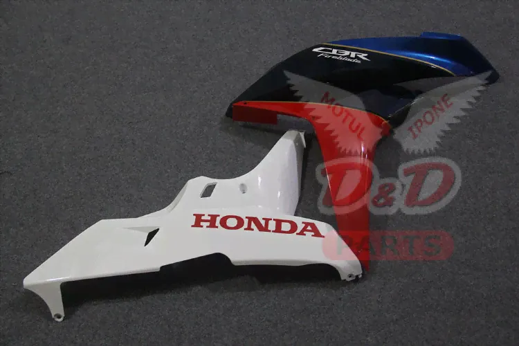 Комплект пластика для мотоцикла Honda CBR 600 RR 07-08 Бело-Красно-Синий-4