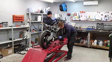 Разборка мотоцикла Honda CBR600F3
