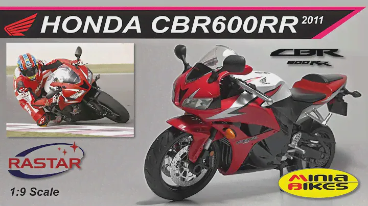 EP158. HONDA CBR600RR (2011) RASTAR 1:9 SCALE MINIATURE MODEL