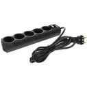 Сетевой фильтр CBR CSF 2505-3.0 PC, 5 розеток, 3 м, с/з, 10А / 2200 Вт