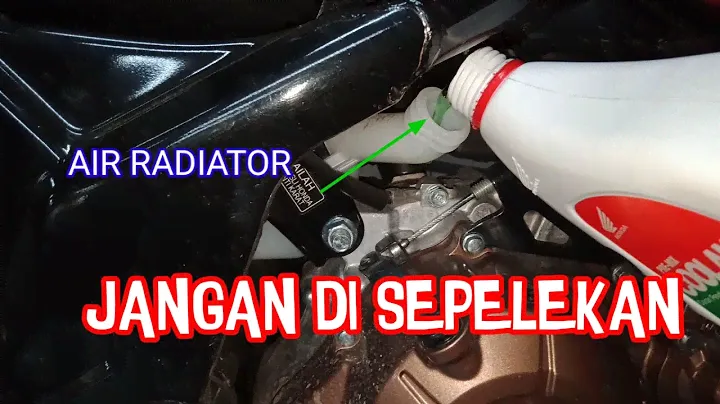Cara menambahkan air radiator CBR