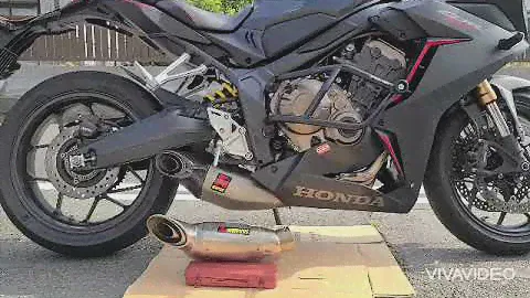 AKRAPOVIC アクラポビッチ   CBR650R CB650R CBR650F  CB650F S-H6R14-HEGEHT S-H6R11-AFT マフラー  muffler silencer