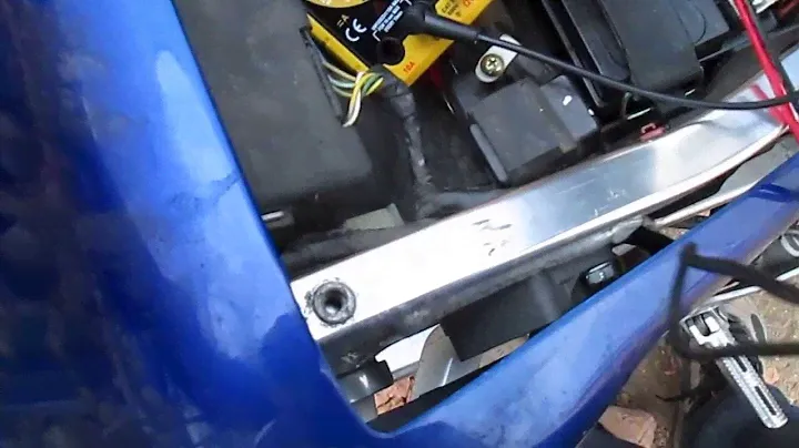 Honda CBR 900RR Fireblade after repair of battery charging problem
