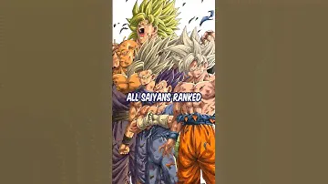 All Saiyans Ranked from Weakest To Strongest?!