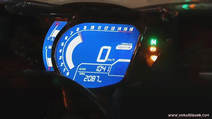 2018 HONDA CBR250RR MC51 Ignition On & Mode select