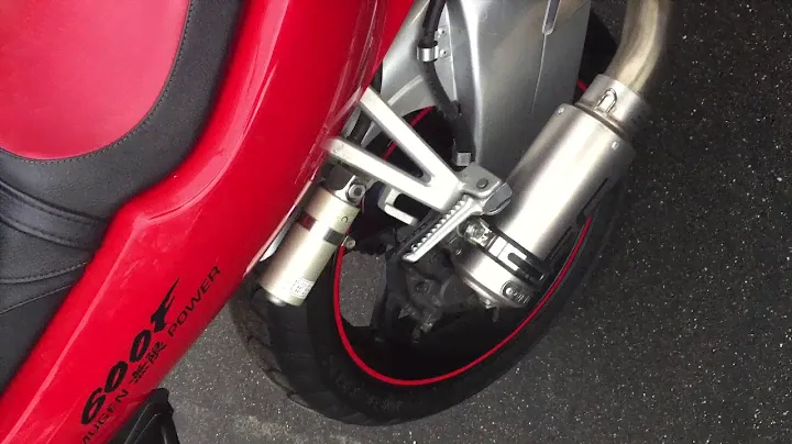 Sc Project exhaust Honda CBR 600 F3