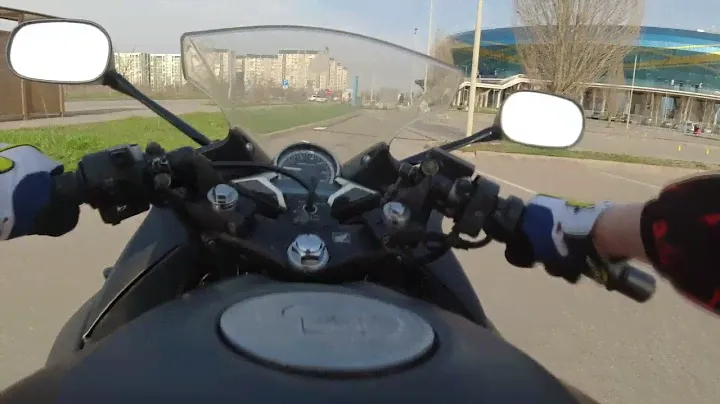 Тренировка на honda cbr 200