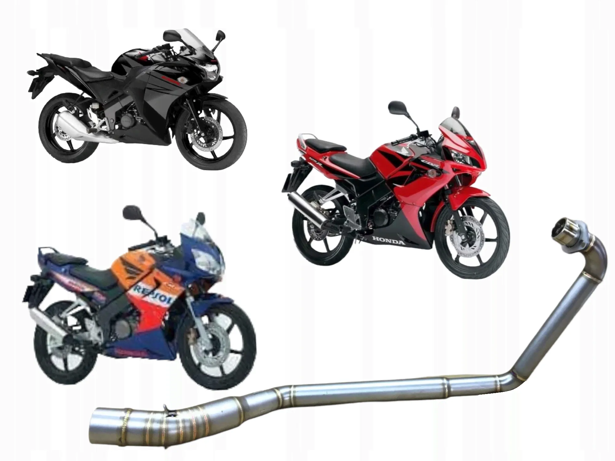 Спортивный выхлоп Honda CBR 125 глушитель система Decat