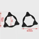 Передняя вилка с ЧПУ для Honda CBR 1000RR CBR125 CBR 929RR CBR 600RR CBR 954RR 17 мм22 мм, регулировка предварительной нагрузки, шестигранная конструкция (art.: 3920bb4ab6485)