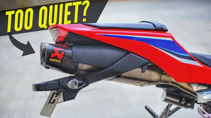 New 2023 Honda CBR600RR Akrapovic Exhaust Sound!
