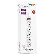 CBR CSF 2505-5.0 сетевой фильтр / удлинитель