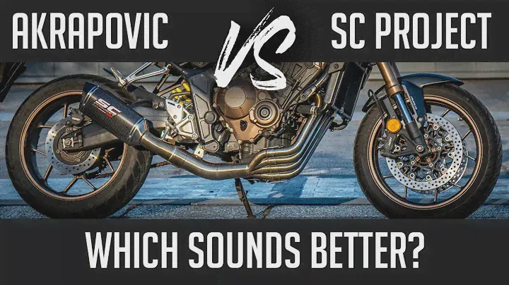 Akrapovic vs SC Project | Honda CB650R Exhaust Sound Comparison