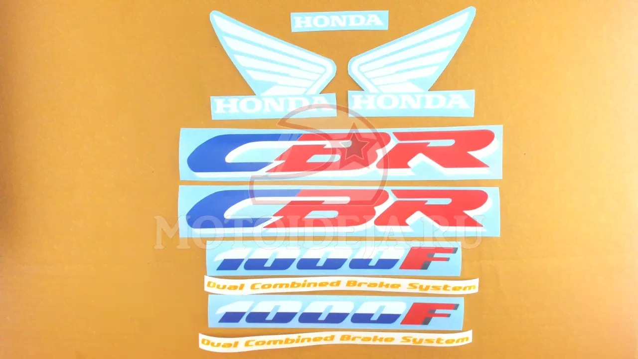 HONDA CBR 1000f 1994 - RED/WHITE