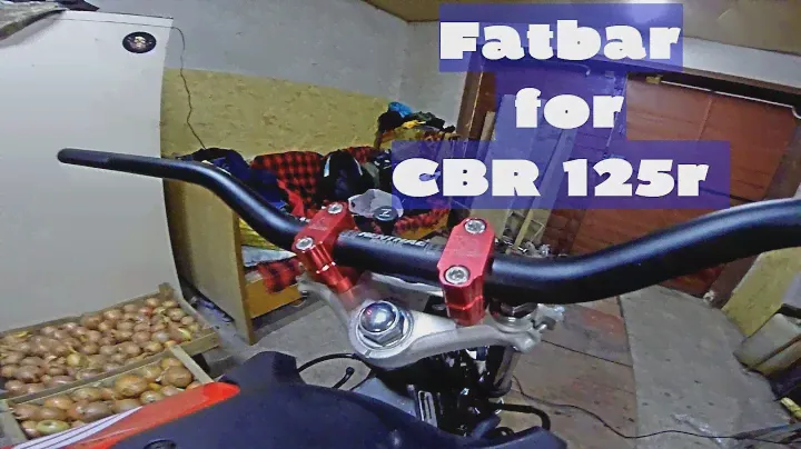 Установка Fatbar на Honda CBR 125r | Preparing for stunt