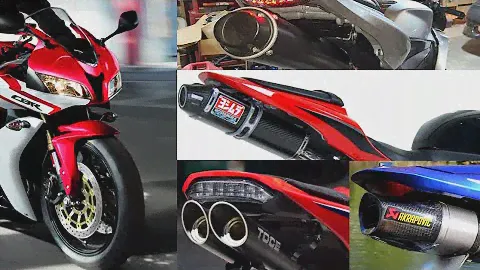 HONDA CBR 600RR Exhaust Sound Comparison | CUSTOM EXHAUST vs YOSHIMURA vs TOCE vs AKRAPOVIČ ?!