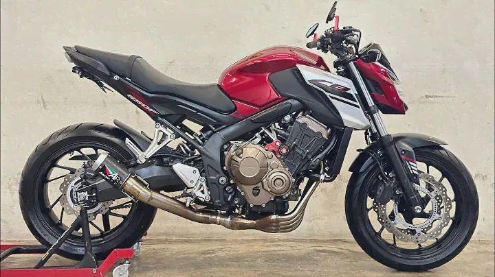 Cb650f 2018 Exhaust sound Ar racing slip on
