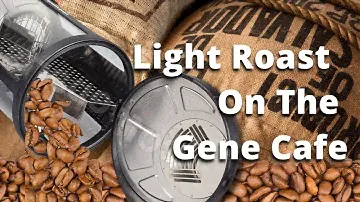Roasting Light Coffee On The Gene Cafe