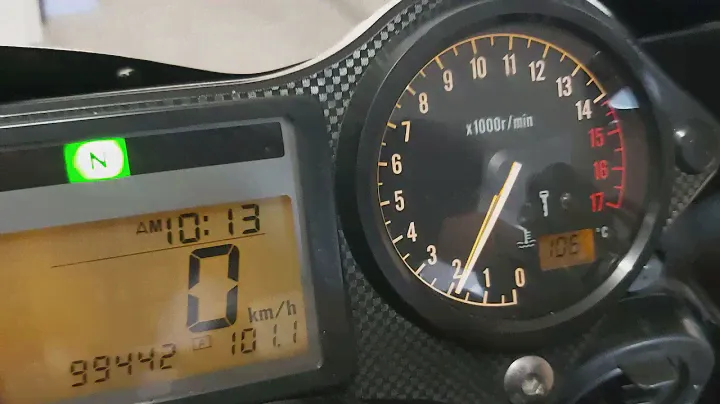CBR 600 F4i Fan start