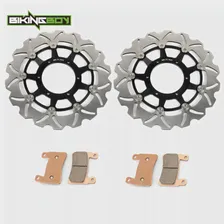 🛍 Передние тормозные диски BIKINGBOY, роторные диски + колодки для Honda CBR 600 F F4i SuperSport F4 2001 2002 2003 2004 2005 F1-F6 2006 мм