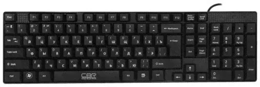 Клавиатура CBR KB 110 USB черный