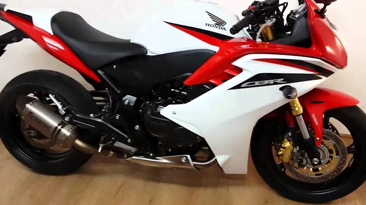 Honda CBR 600 FA 2012 3500 miles Akrapovic can