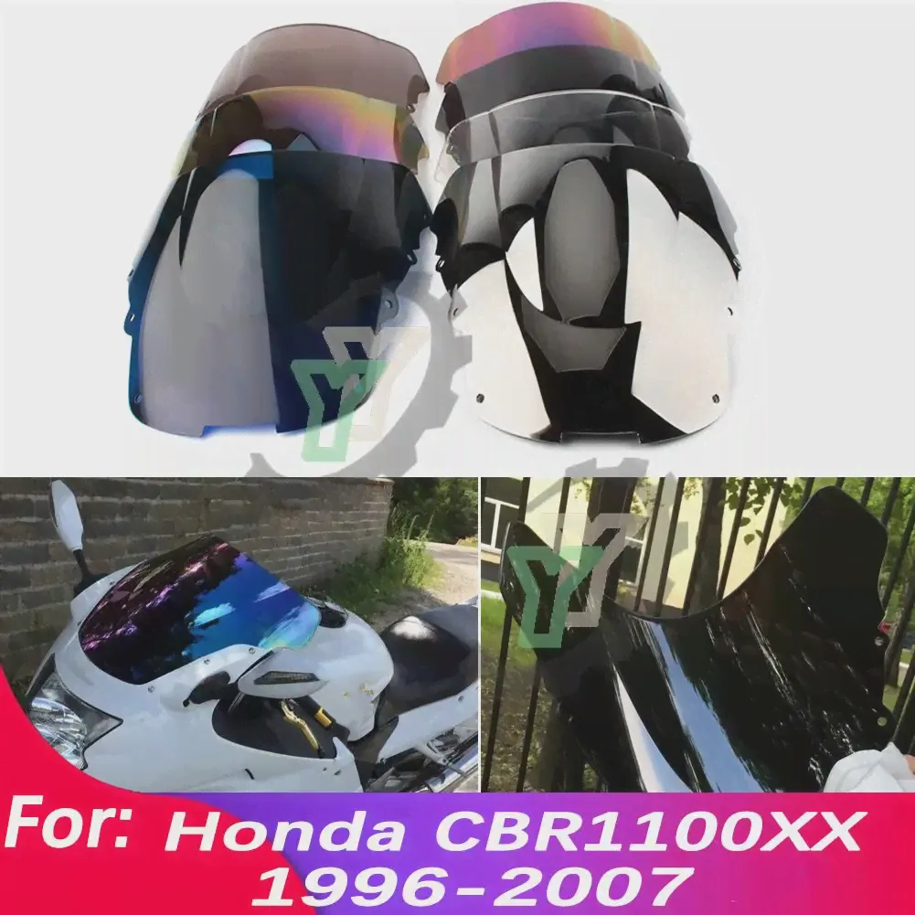 Лобовое стекло CBR 1100XX CBR1100 XX для мотоцикла Honda CBR1100XX CBR 1100 XX 1996-2001 2002 2003 2004 2005 2006 2007 (art.: 3920bdd5ec94a)-1