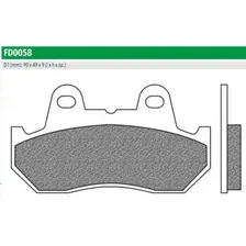FD0058BT Тормозные колодки для HONDA VF400, CBR 1000, CBx 1100 (FDB538P) NEWFREN