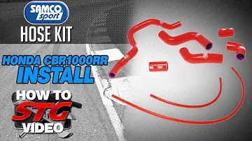 How to Install Samco Sport Radiator Hose Kit on Honda CBR1000RR from Sportbiketrackgear.com