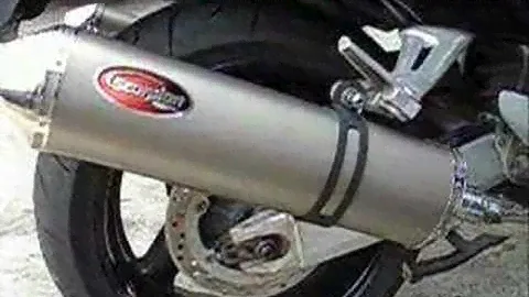 Scorpion Honda CBR1100xx 1996-2006 Slip-on Titanium Oval